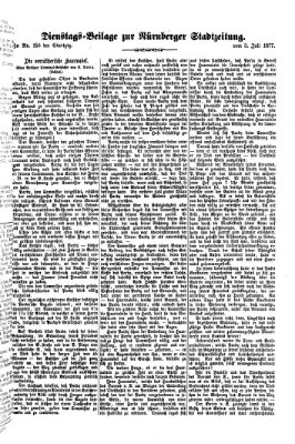 Nürnberger Stadtzeitung (Nürnberger Abendzeitung) Dienstag 3. Juli 1877