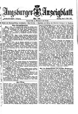 Augsburger Anzeigeblatt Samstag 5. Mai 1877