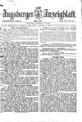 Augsburger Anzeigeblatt Freitag 25. Mai 1877