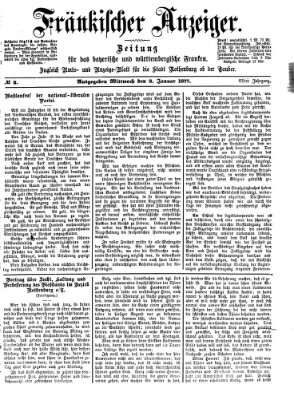 Fränkischer Anzeiger Mittwoch 3. Januar 1877