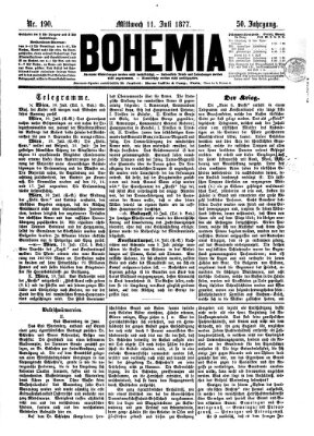 Bohemia Mittwoch 11. Juli 1877