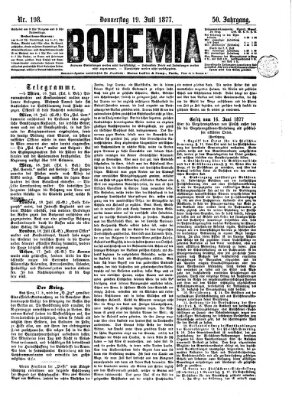 Bohemia Donnerstag 19. Juli 1877