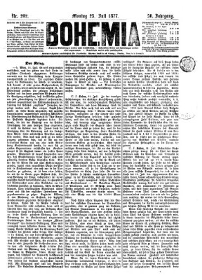 Bohemia Montag 23. Juli 1877