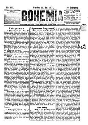 Bohemia Dienstag 24. Juli 1877