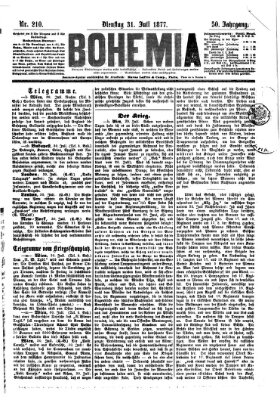 Bohemia Dienstag 31. Juli 1877