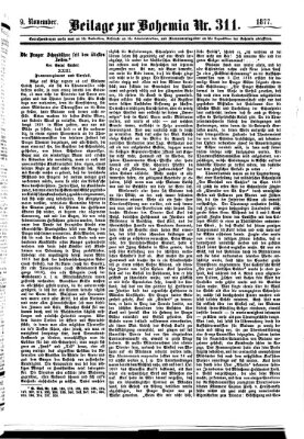 Bohemia Freitag 9. November 1877