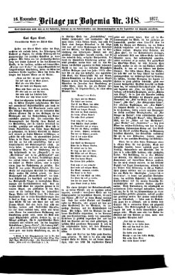 Bohemia Freitag 16. November 1877