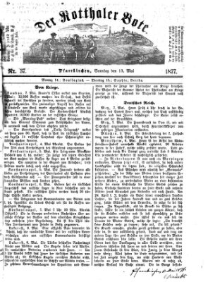 Rottaler Bote Sonntag 13. Mai 1877