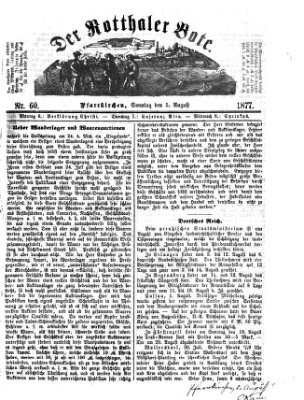 Rottaler Bote Sonntag 5. August 1877