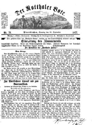 Rottaler Bote Sonntag 30. September 1877