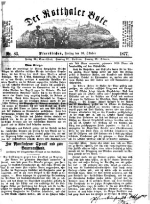 Rottaler Bote Freitag 26. Oktober 1877