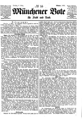 Münchener Bote für Stadt und Land Dienstag 6. März 1877