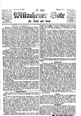 Münchener Bote für Stadt und Land Sonntag 27. Mai 1877