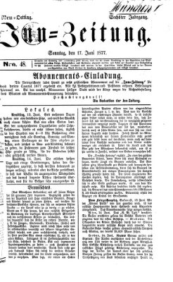 Inn-Zeitung Sonntag 17. Juni 1877