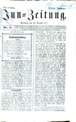 Inn-Zeitung Sonntag 26. August 1877