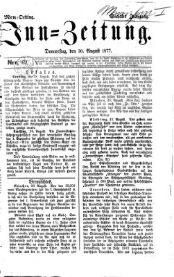 Inn-Zeitung Donnerstag 30. August 1877