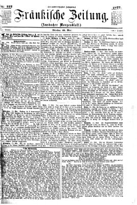 Fränkische Zeitung (Ansbacher Morgenblatt) Dienstag 15. Mai 1877