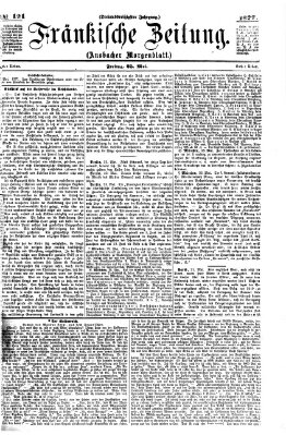 Fränkische Zeitung (Ansbacher Morgenblatt) Freitag 25. Mai 1877