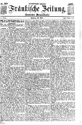 Fränkische Zeitung (Ansbacher Morgenblatt) Sonntag 27. Mai 1877