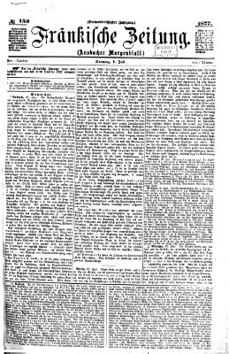 Fränkische Zeitung (Ansbacher Morgenblatt) Sonntag 1. Juli 1877