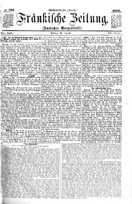 Fränkische Zeitung (Ansbacher Morgenblatt) Freitag 3. August 1877