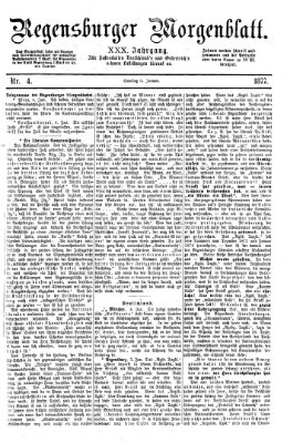 Regensburger Morgenblatt Samstag 6. Januar 1877