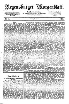 Regensburger Morgenblatt Dienstag 9. Januar 1877