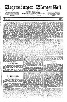 Regensburger Morgenblatt Freitag 19. Januar 1877