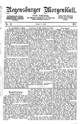 Regensburger Morgenblatt Samstag 27. Januar 1877