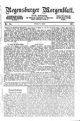 Regensburger Morgenblatt Mittwoch 31. Januar 1877