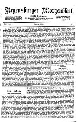 Regensburger Morgenblatt Donnerstag 8. März 1877