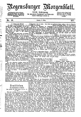 Regensburger Morgenblatt Samstag 10. März 1877