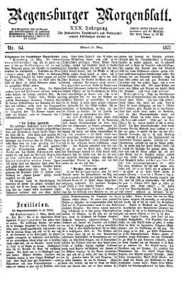 Regensburger Morgenblatt Mittwoch 21. März 1877