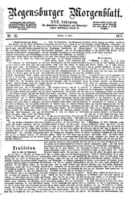 Regensburger Morgenblatt Dienstag 17. April 1877