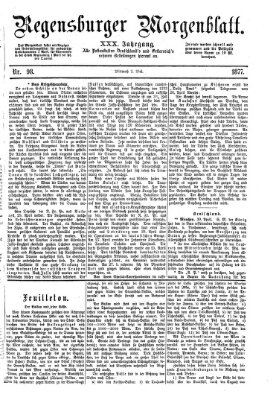 Regensburger Morgenblatt Mittwoch 2. Mai 1877