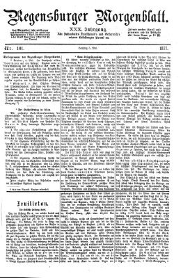 Regensburger Morgenblatt Samstag 5. Mai 1877