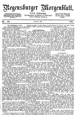 Regensburger Morgenblatt Sonntag 6. Mai 1877