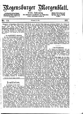 Regensburger Morgenblatt Mittwoch 23. Mai 1877