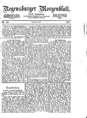 Regensburger Morgenblatt Donnerstag 31. Mai 1877