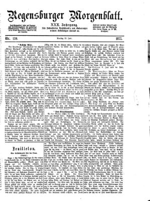 Regensburger Morgenblatt Dienstag 12. Juni 1877