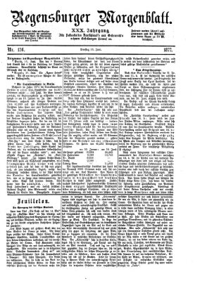 Regensburger Morgenblatt Dienstag 19. Juni 1877