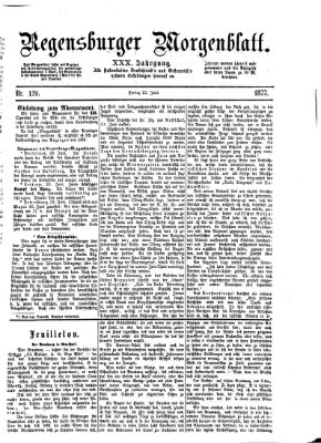 Regensburger Morgenblatt Freitag 22. Juni 1877