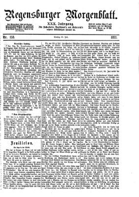 Regensburger Morgenblatt Dienstag 10. Juli 1877