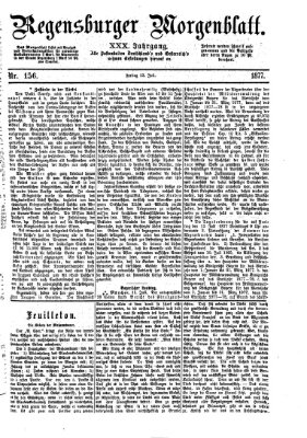 Regensburger Morgenblatt Freitag 13. Juli 1877