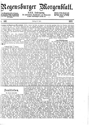 Regensburger Morgenblatt Freitag 20. Juli 1877