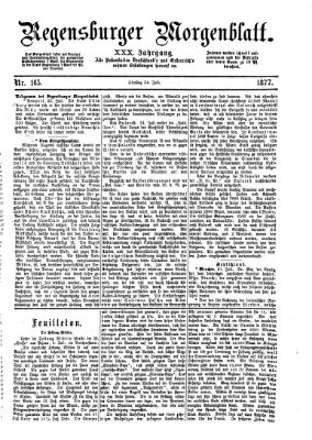 Regensburger Morgenblatt Dienstag 24. Juli 1877