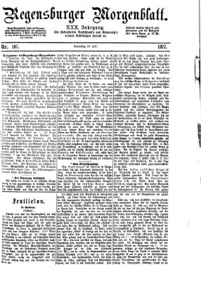 Regensburger Morgenblatt Donnerstag 26. Juli 1877