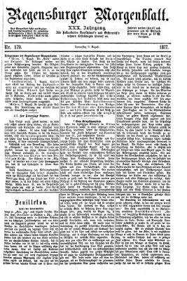 Regensburger Morgenblatt Donnerstag 9. August 1877