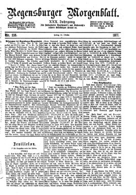 Regensburger Morgenblatt Freitag 19. Oktober 1877