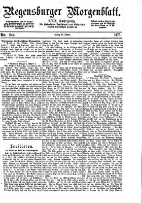 Regensburger Morgenblatt Freitag 26. Oktober 1877